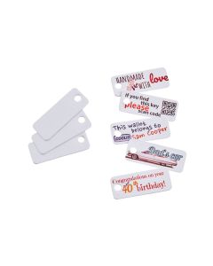 e-mark® plastic sign (punched hole) 45x18 mm