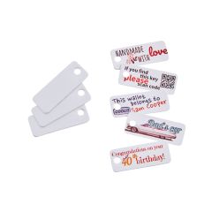 e-mark® plastic sign (punched hole) 45x18 mm