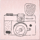 May & Berry Stamp - Camera
