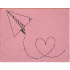May & Berry Stamp - Paper Plane