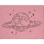 May & Berry Stamp - Globe