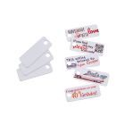 e-mark® plastic sign (punched hole) 45x18 mm
