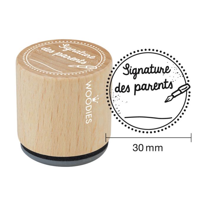 Tampon Woodies - Signature des parents